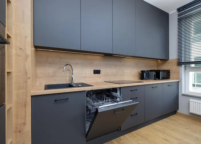 דירה Nowoczesny Z Parkingiem W Centrum Szczecina By Renters *